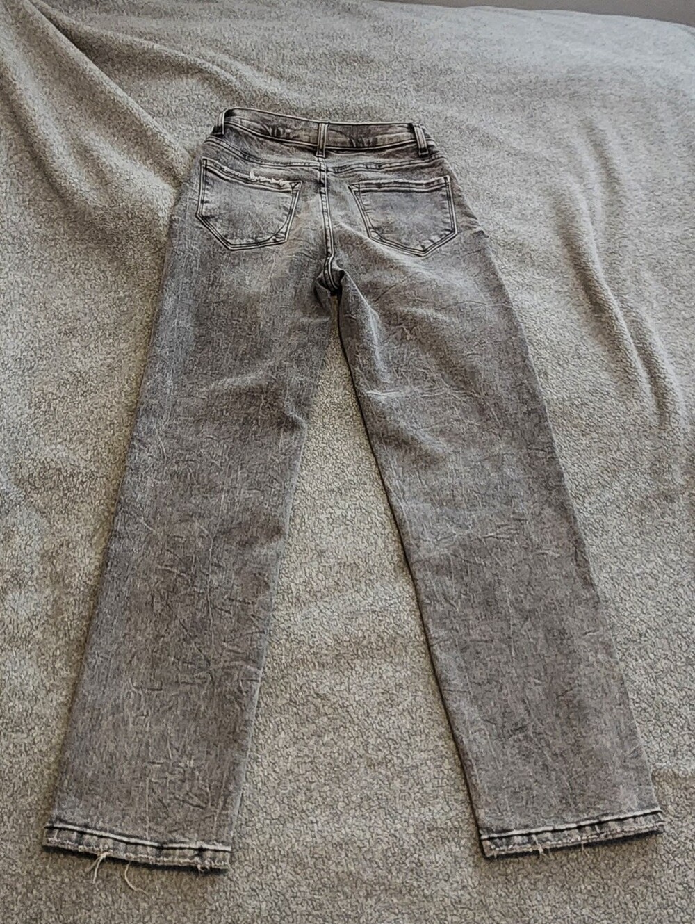 Kensie High‑Rise Straight Jeans Gray Wash Size 2 Waist 24 Inseam 27 - Picture 5 of 6